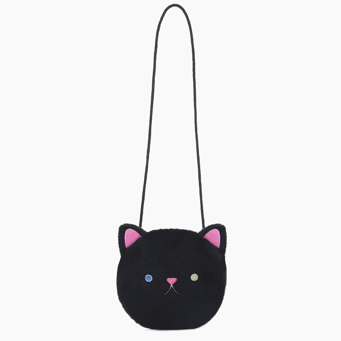 Cartoon Cute Cat Crossbody Bag Coin Wallet Boys and Girls Plush Material Mini Shoulder Bag